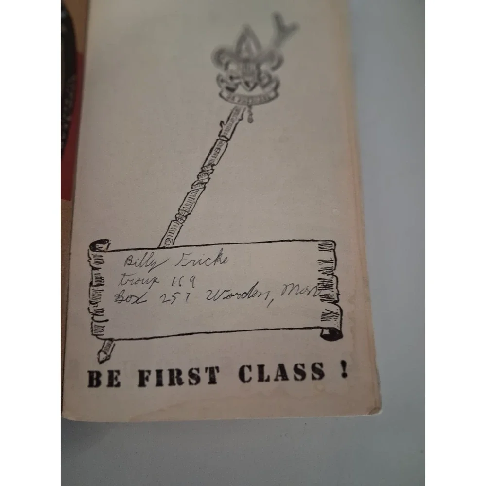 Vintage Boy Scouts of America Handbook for Boys - 5th Edition (1948-1957) Paperb